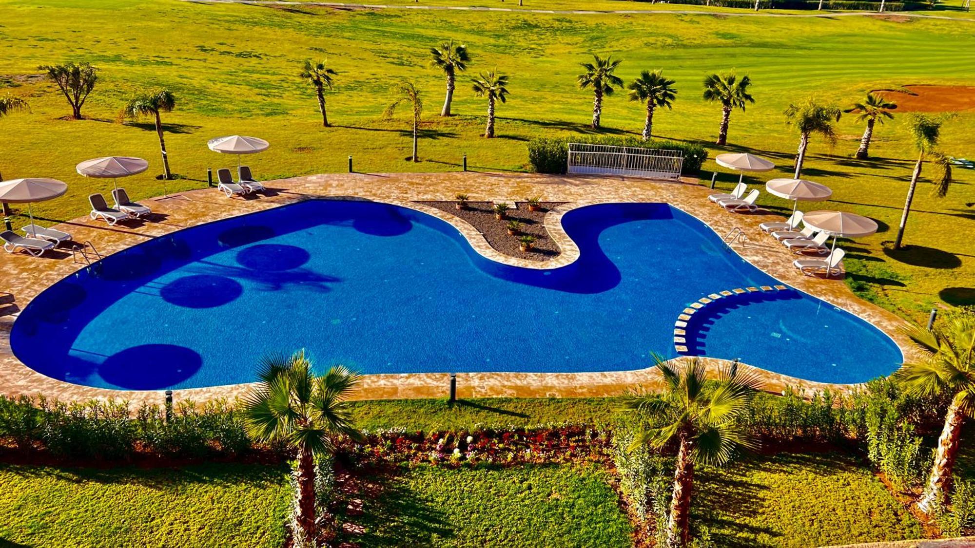 Appartement De Luxe Avec Jardin Vue Sur La Piscine Golf Securise 24H Sur 24 A 5 Minutes De L Aeroport Marrakesh Eksteriør billede