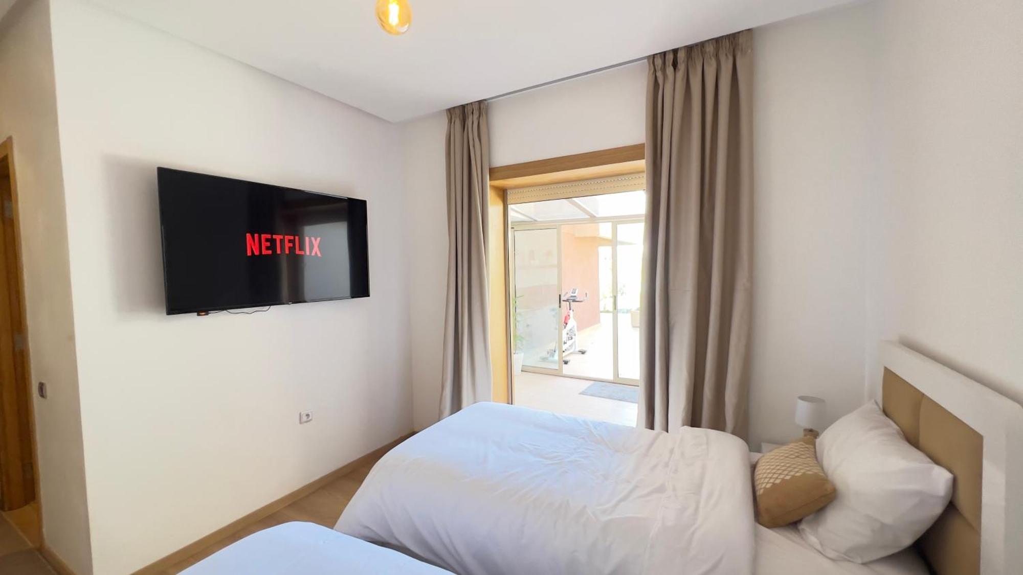 Appartement De Luxe Avec Jardin Vue Sur La Piscine Golf Securise 24H Sur 24 A 5 Minutes De L Aeroport Marrakesh Eksteriør billede