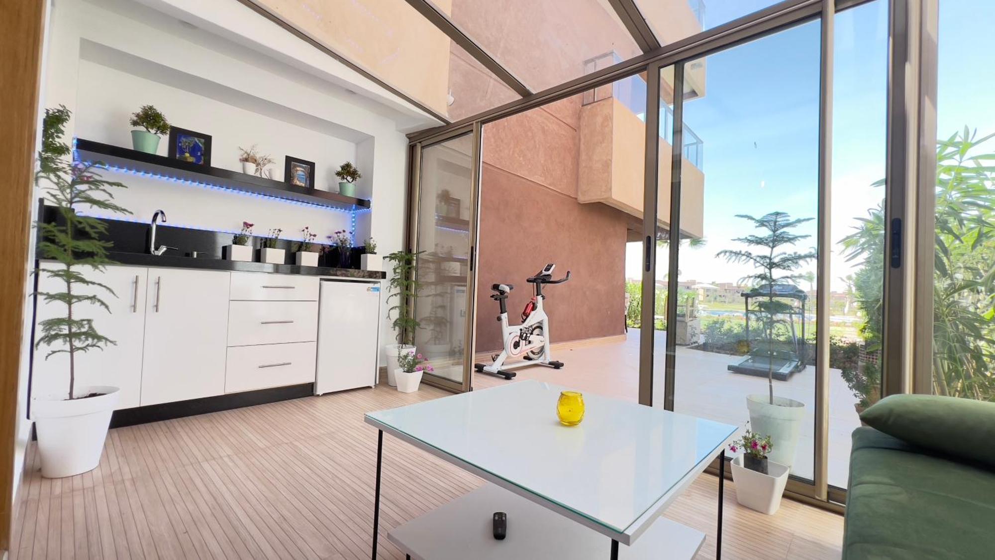 Appartement De Luxe Avec Jardin Vue Sur La Piscine Golf Securise 24H Sur 24 A 5 Minutes De L Aeroport Marrakesh Eksteriør billede
