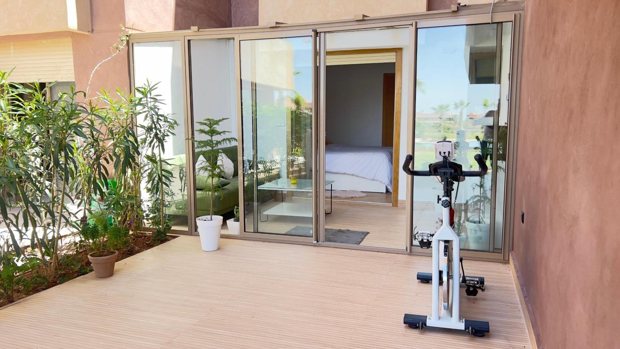 Appartement De Luxe Avec Jardin Vue Sur La Piscine Golf Securise 24H Sur 24 A 5 Minutes De L Aeroport Marrakesh Eksteriør billede